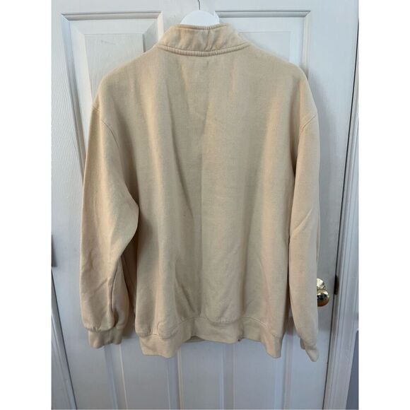 Colosseum Maryland Terps Cream Quarter Zip Pullover sz XL - Picture 7 of 8